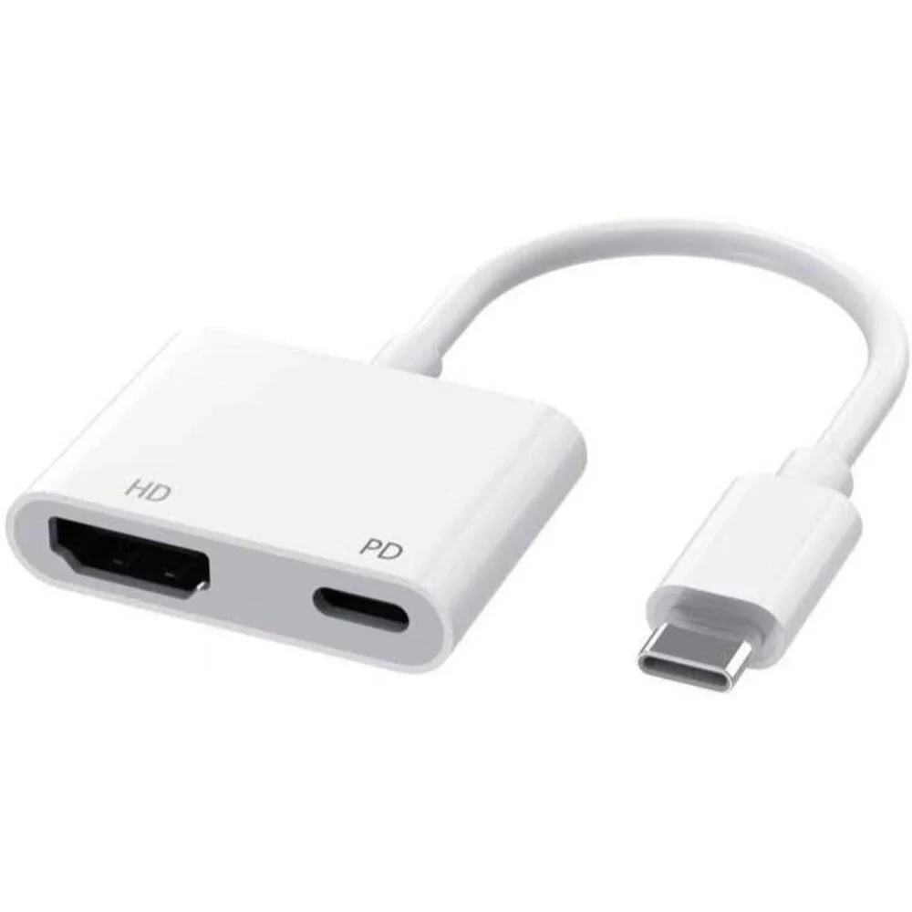 USB-C to HDMI Adapter 4K@60Hz - 100W PD Fast Charging - For iPhone 16/15 Mac